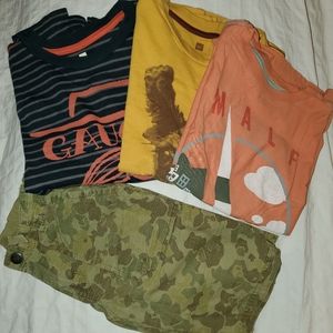 Tea Collection Shirts & Shorts - 4 Items Sz L 8-10